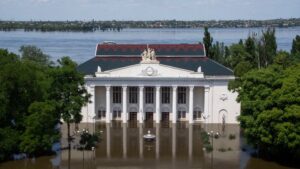 Chersonské úrady odhadujú finančné náklady na zničenie priehrady