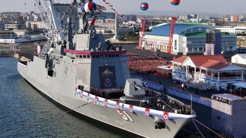 Severná Kórea hlási „vážny incident“ počas spustenia námorného torpédoborca