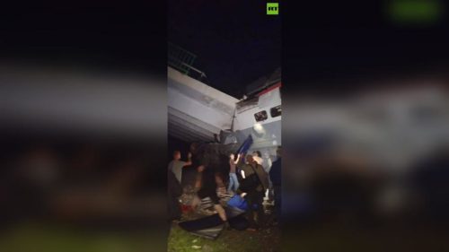 Sedem mŕtvych po tom, čo sabotéri zhodili ruský most pod vlak