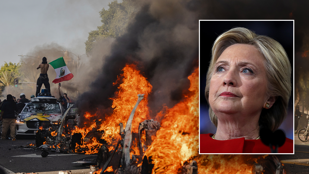 „Bludná“ Hillary Clintonová sa brutálne vysmievala za reakciu na nepokoje v Los Angeles