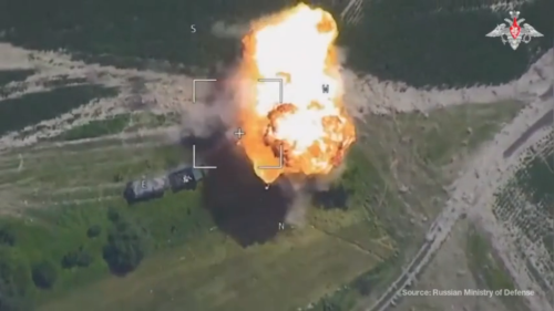 Ruský kamikadze dron zničil ukrajinský radar – MOD (VIDEO)