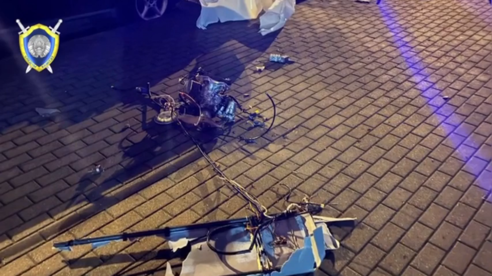 V Bielorusku zostrelili vojenský dron s nápismi v ukrajinčine, tvrdia predstavitelia