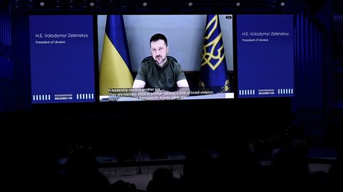 Zelensky vyzýva na „zmenu režimu“ v Rusku