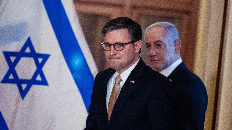 Predseda Snemovne reprezentantov Johnson sa stretol so židovskými lídrami a sľúbil, že vyfiltruje protiizraelských republikánskych kandidátov