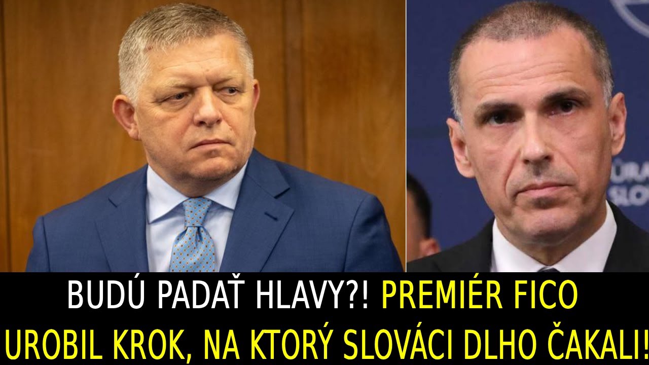 Budú padať hlavy?! Fico urobil krok, na ktorý Slováci dlho čakali!