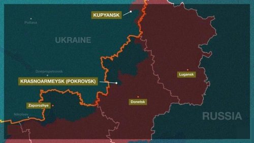 Ruské jednotky postupujú do obkľúčeného Kupjanska – ministerstvo obrany