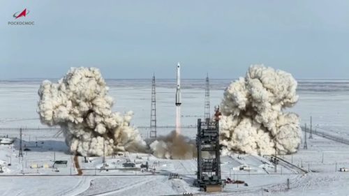 Rusko vypustilo raketu Protón-M s meteorologickým satelitom novej generácie