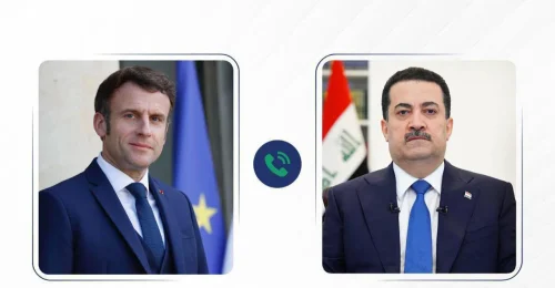 Premiér Al-Sudani a francúzsky prezident Macron rokovali o eskalácii na Blízkom východe