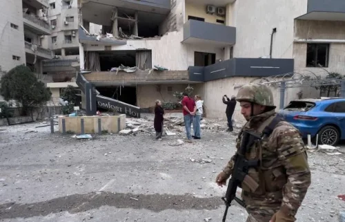 Izraelský útok zabil jedného občana vo východnom Bejrúte, základňa UNIFIL bola pod paľbou