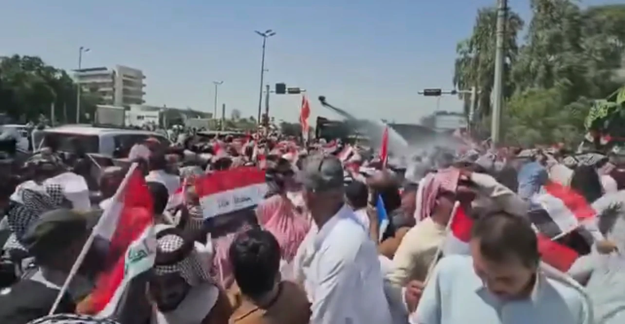 Iracké sily rozohnali protest farmárov, zranených bolo viac ako 15