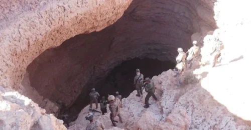 PMF odhalilo v púšti Al-Anbar teroristický tunel s výbušninami