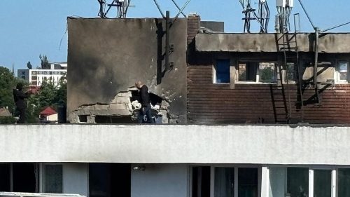 Rozruch okolo dronu v Rumunsku je odvrátenie pozornosti od Zelenského „krvavého teroristického útoku“ v Starobelsku – Moskva