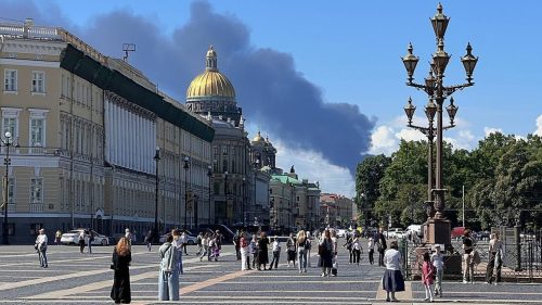 Rozsiahly útok dronov zasiahol Petrohrad