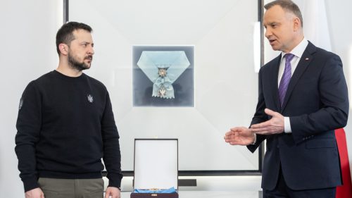 Zelenskému odobrali najvyššie poľské vyznamenanie za poctu nacistom