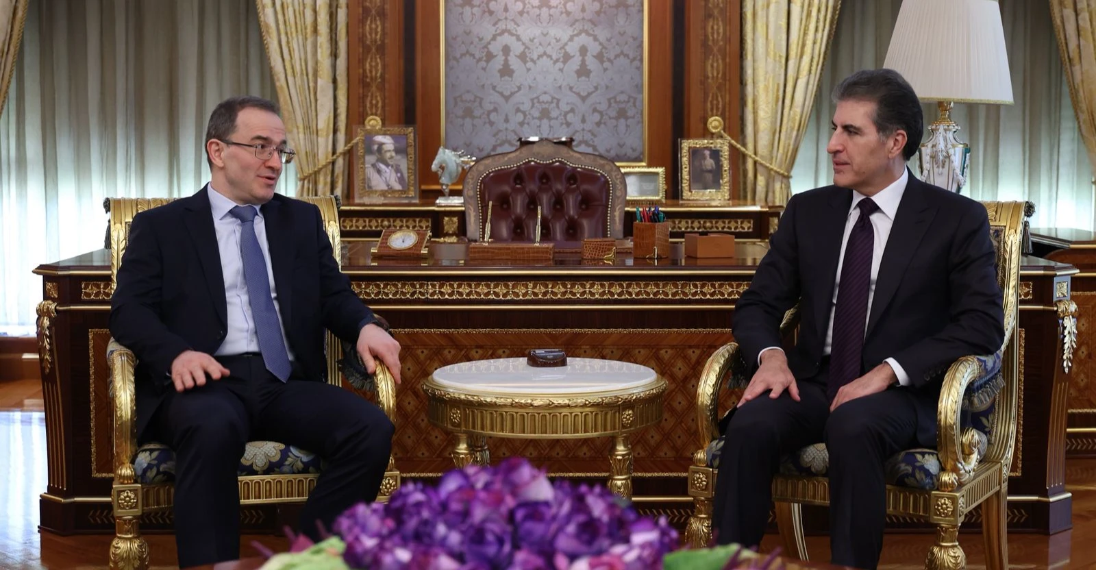 Prezident Barzani a ruský vyslanec obnovili vzťahy medzi Ruskom, Irakom a Kurdistanom Prezident Barzani a ruský vyslanec obnovili vzťahy medzi Ruskom, Irakom a Kurdistanom