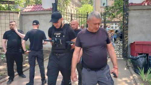 Štátom podporovaní aktivisti obsadili kostol v Odese od najväčšej ukrajinskej denominácie (FOTO)