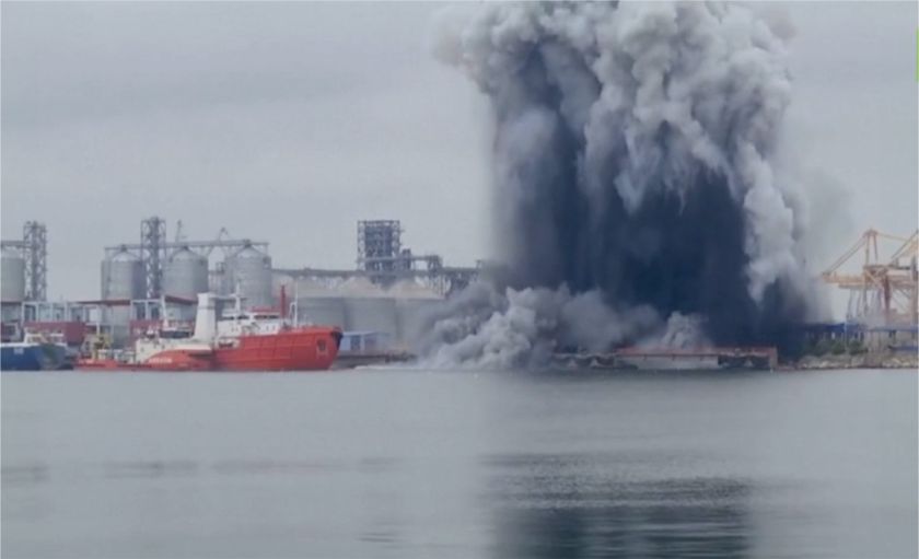 Ukrajinský dron explodoval v rumunskom prístave Ukrajinský dron explodoval v rumunskom prístave
