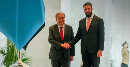 Prvá návšteva šéfa OSN od roku 2009: Guterres podporuje obnovu Sýrie