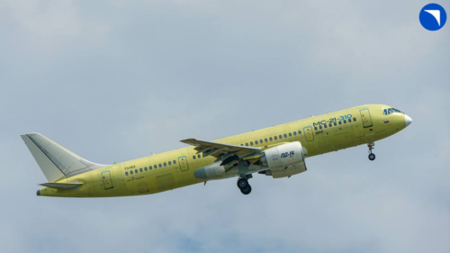 Prvé ruské sériovo vyrábané lietadlo MC-21 absolvovalo prvý let (FOTOGRAFIE)
