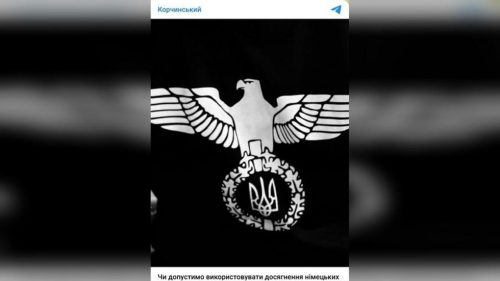 Veterán ukrajinského ultranacionalizmu oslavuje estetiku nacistickej éry