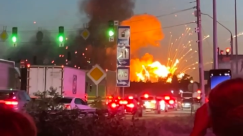 Silné výbuchy otriasli „raketovým skladom“ neďaleko Kyjeva
